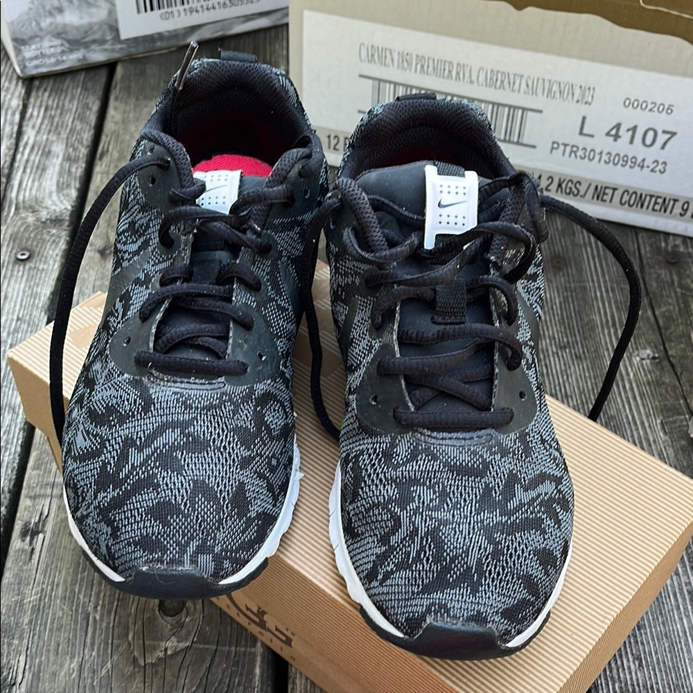 Nike Black and White Air Sneakers